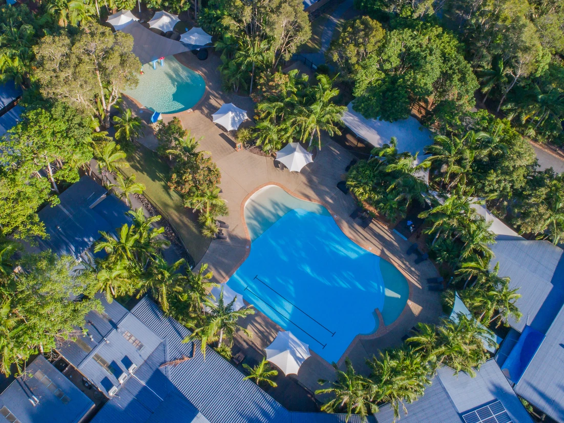 Angourie Resort Yamba, Pool Aerial