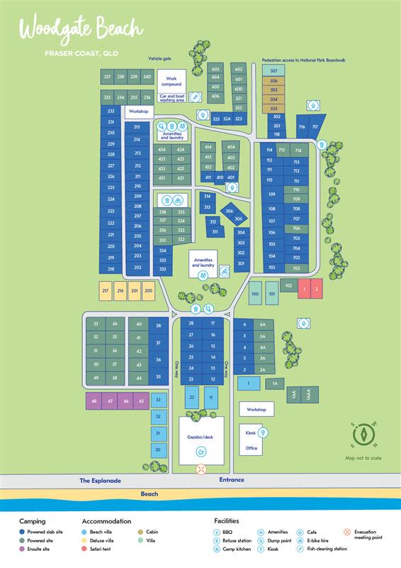 Woodgate park map