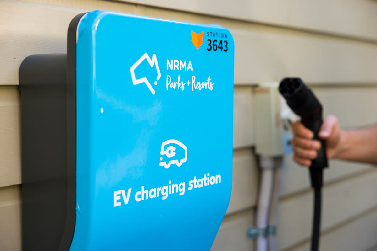 EV Charger at NRMA Parks and Resorts