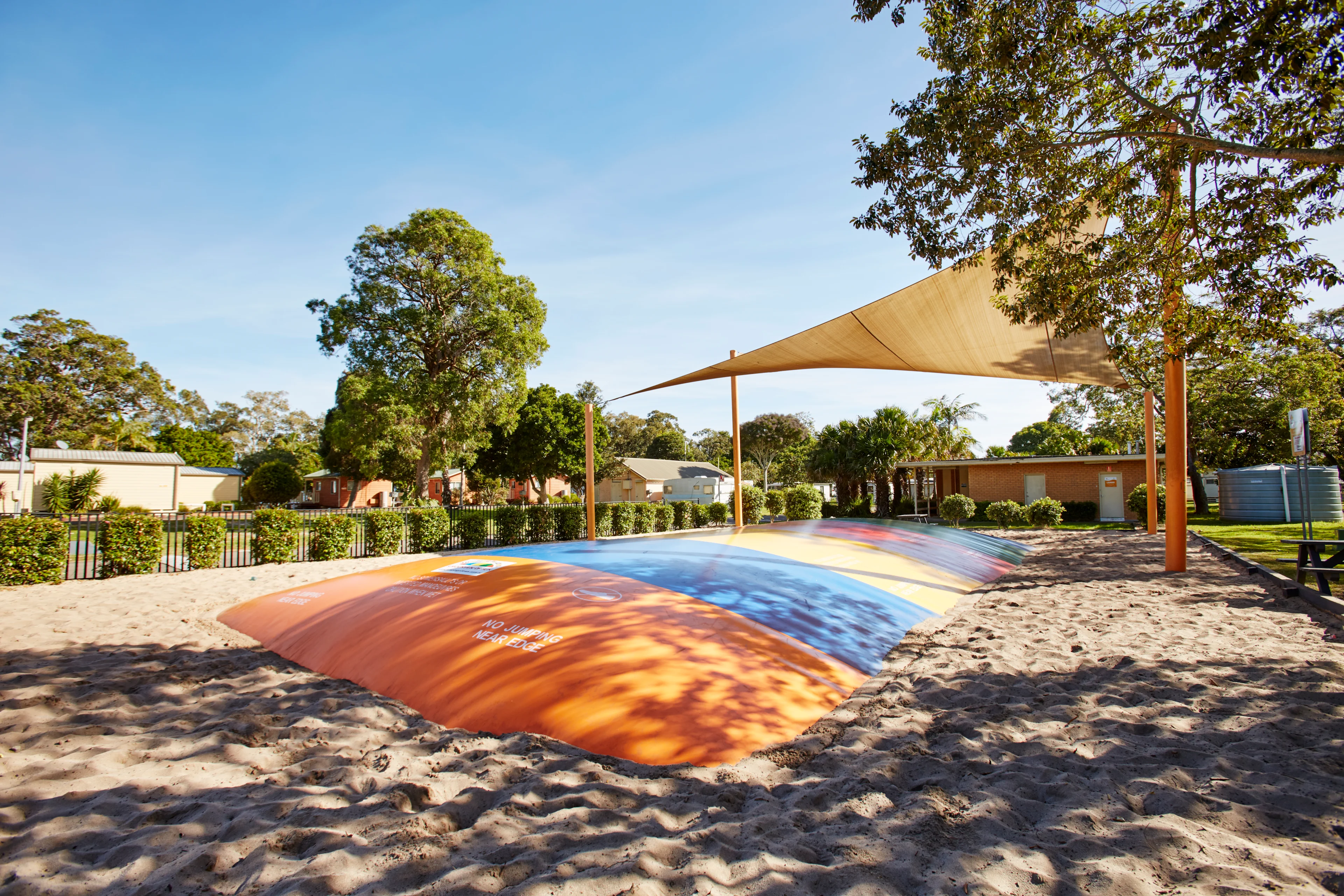 Canton Beach jumping pillow