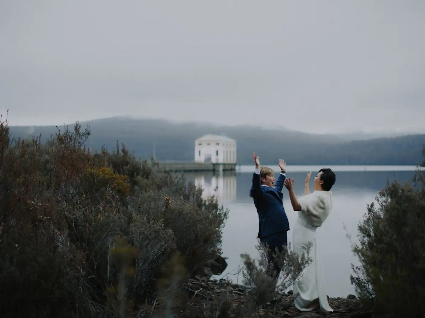 Elopements at Pumphouse Point, Tasmania
