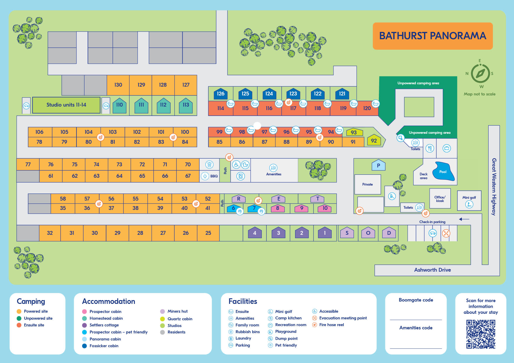 Bathurst Park Map