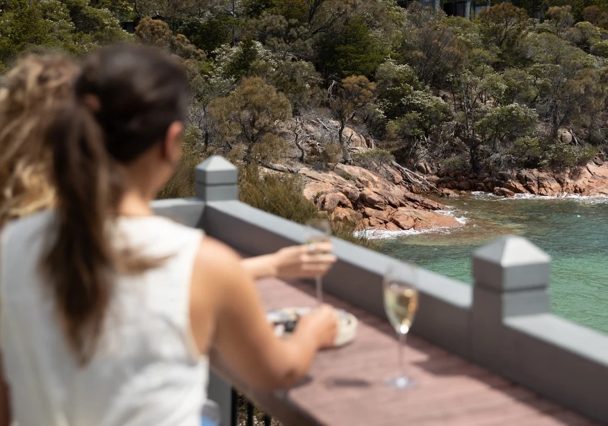 Dining at Freycinet Lodge