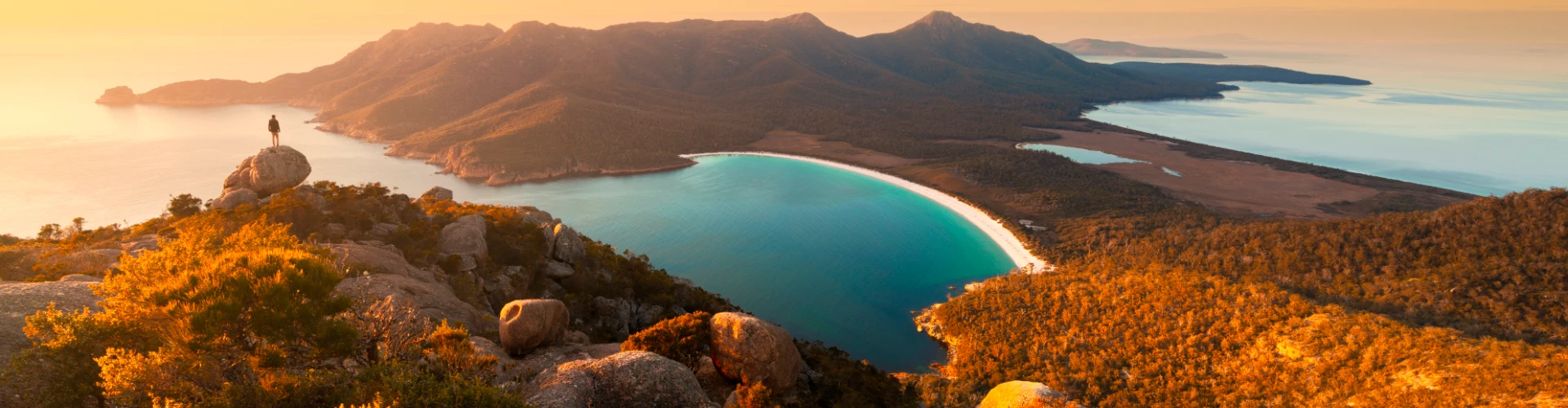 Wineglass Bay near Freycinet Lodge