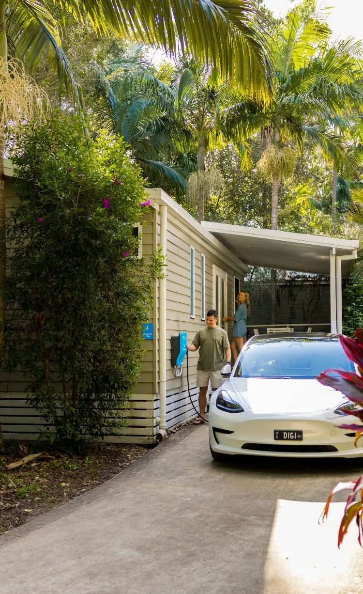 EV-friendly accommodation at NRMA Darlington Beach Holiday Resort 