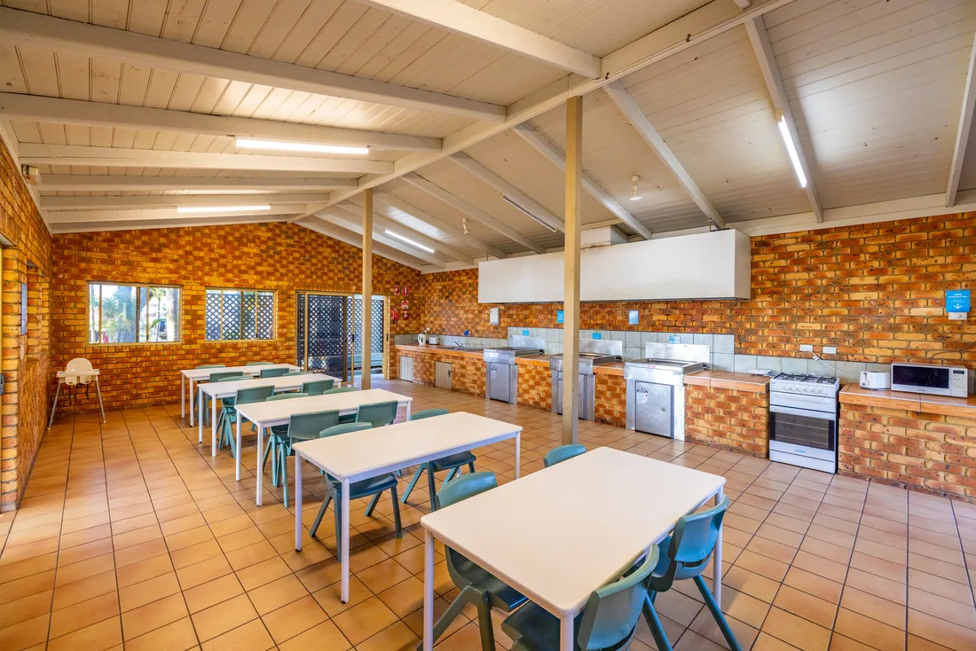 Camp Kitchen at Blue Dolphin Resort Yamba, NSW