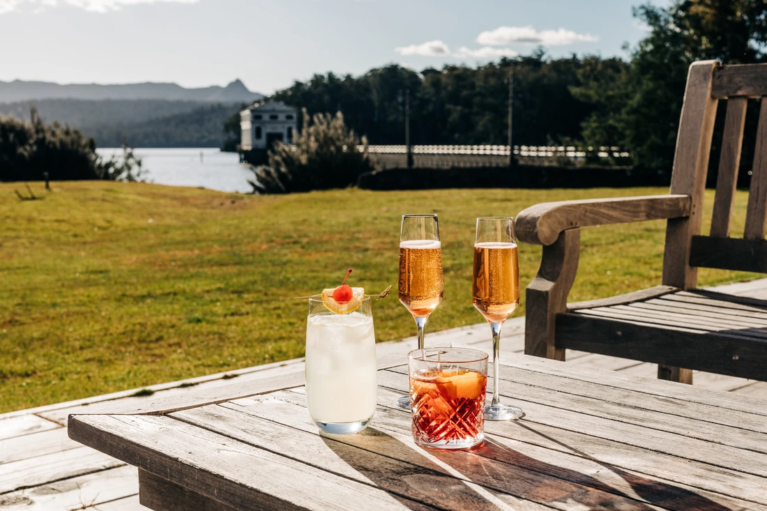 Cocktails at Pumphouse Point