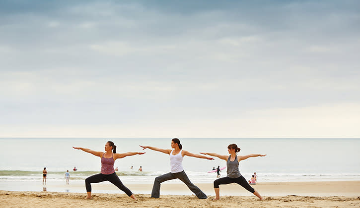 Agnes Water Yoga on the beach