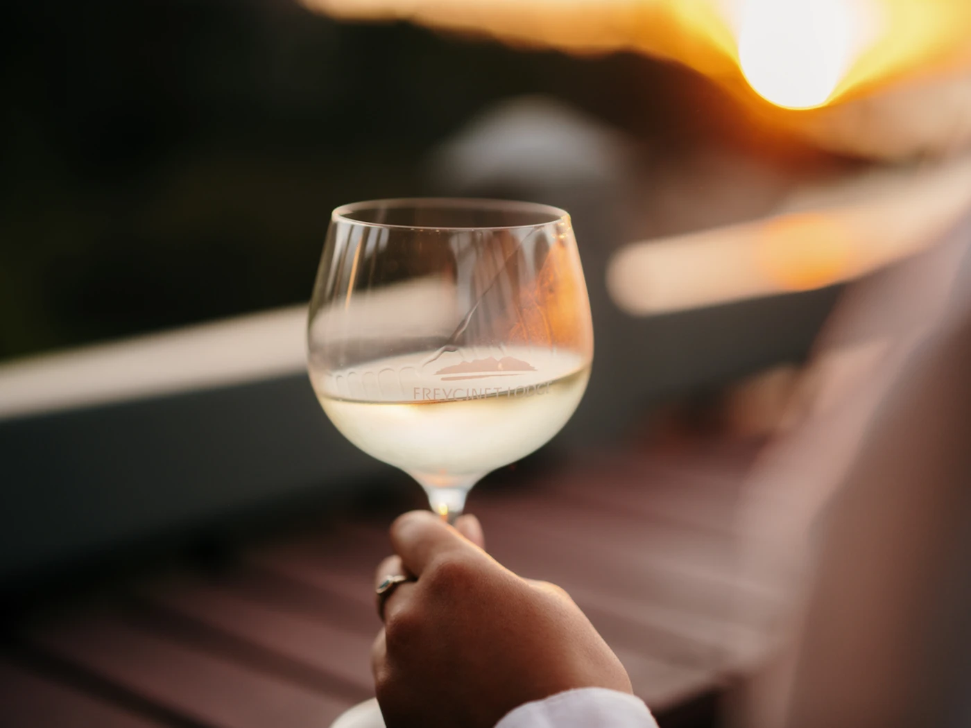 Wine tasting at Freycinet Lodge