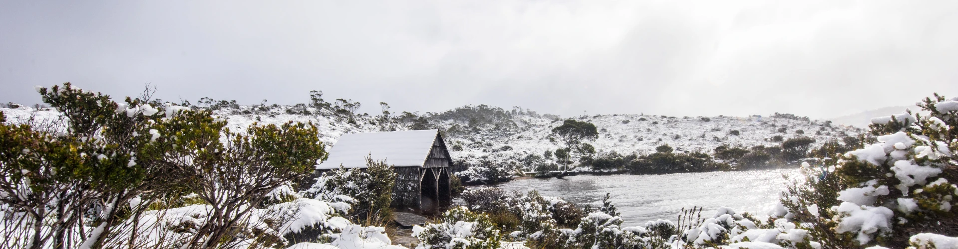 Cradle Mountain Hotel in the snow season