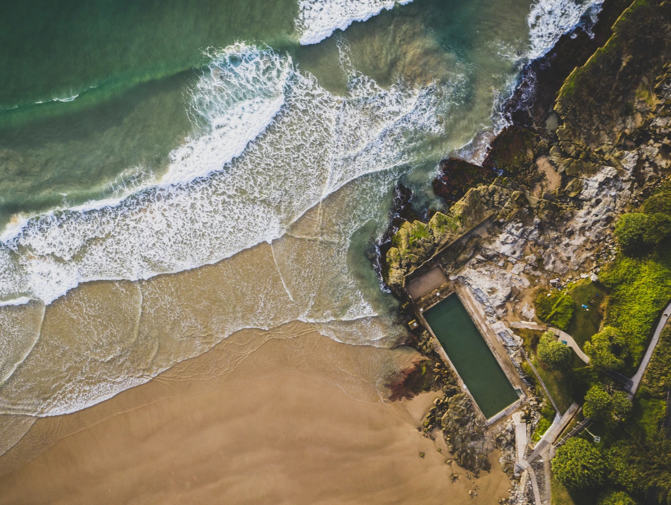 Yamba ocean pool in, Yamba