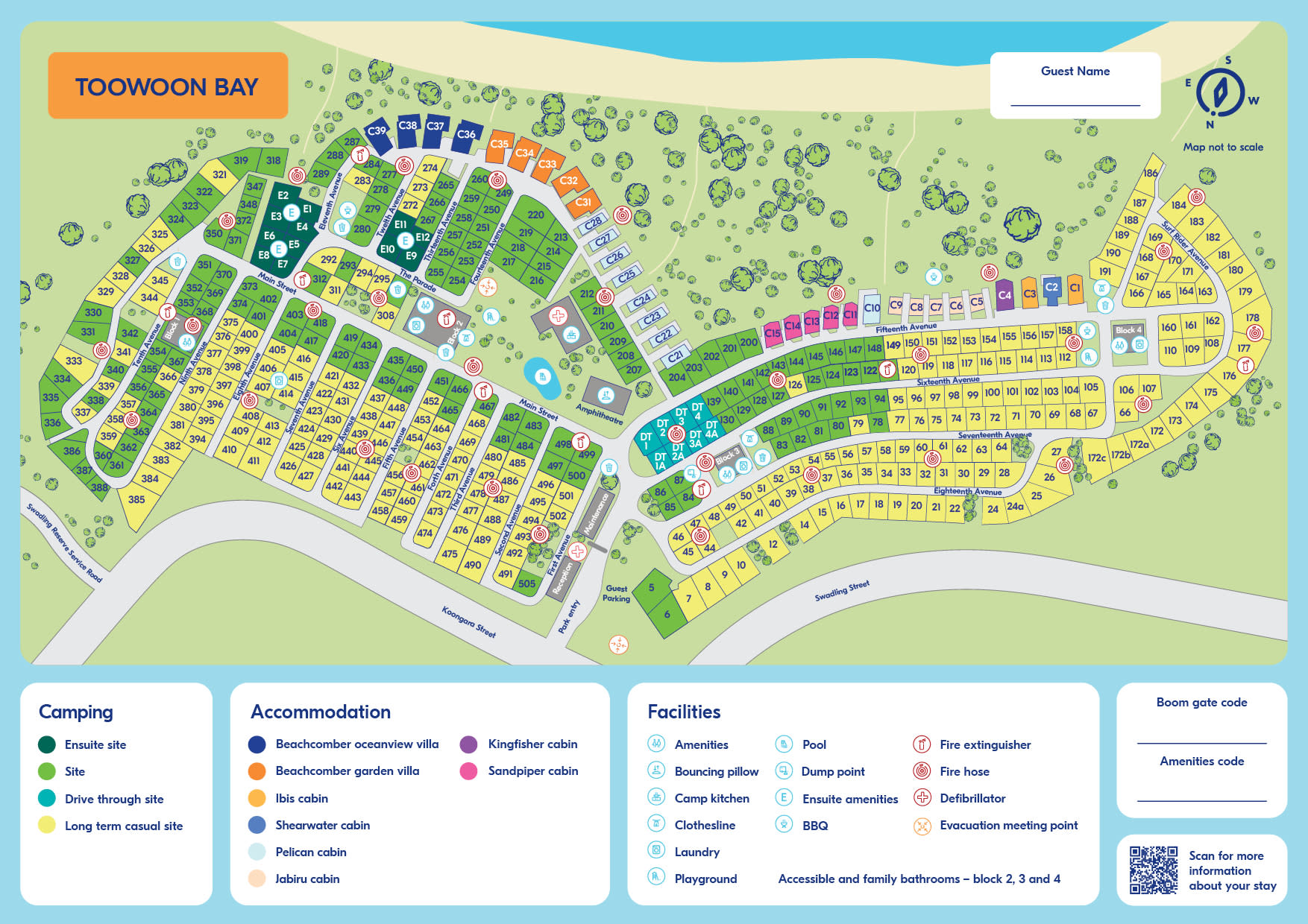 Toowoon Bay park map