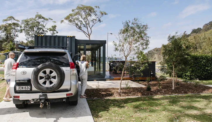 Central coast glamping container car park