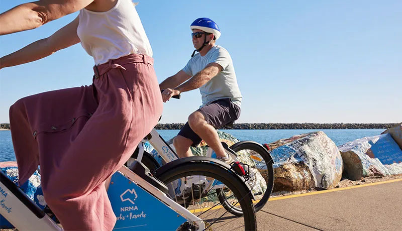 Treasure Island bike riding