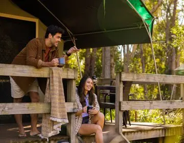 glamping accommodation Forster Tuncurry