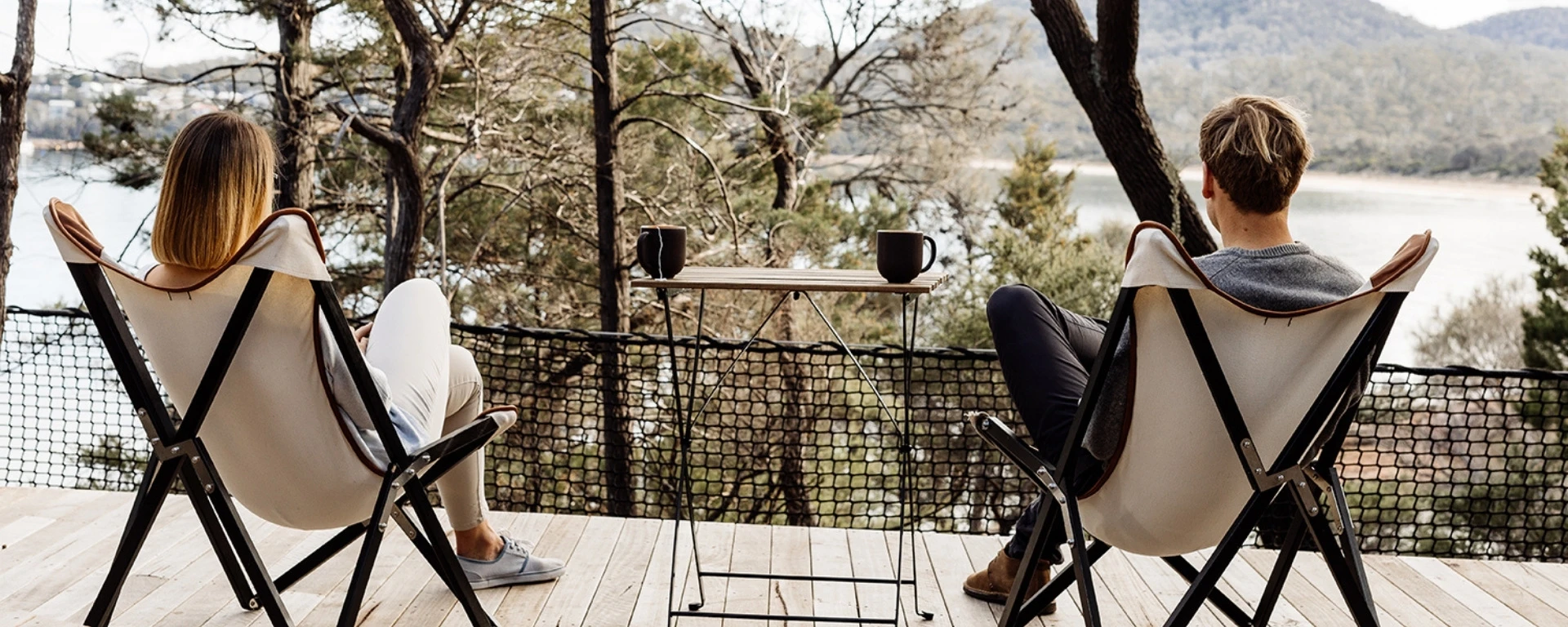 Couple staying at Freycinet Lodge