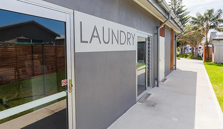 SB 725x420 Shellharbour holiday park laundry