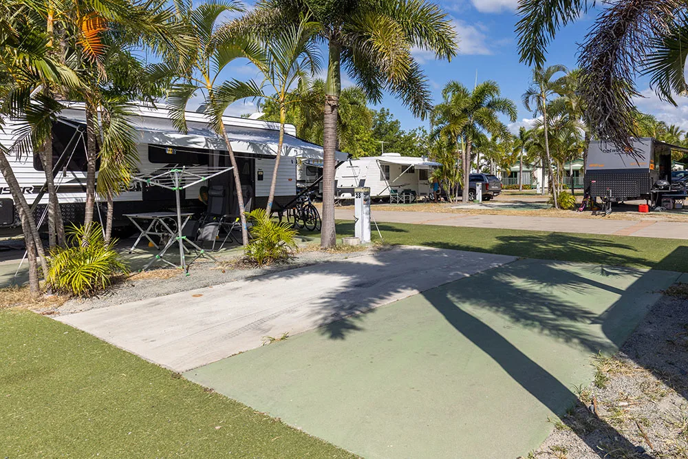 Caravan site at Bowen Beachfront