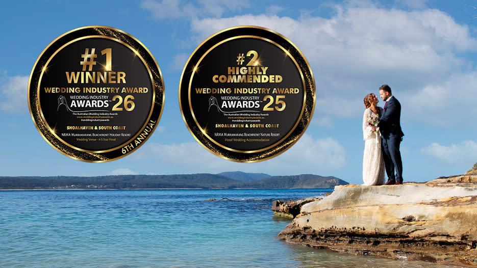 Murramarang weddings Brides Choice Awards stickers