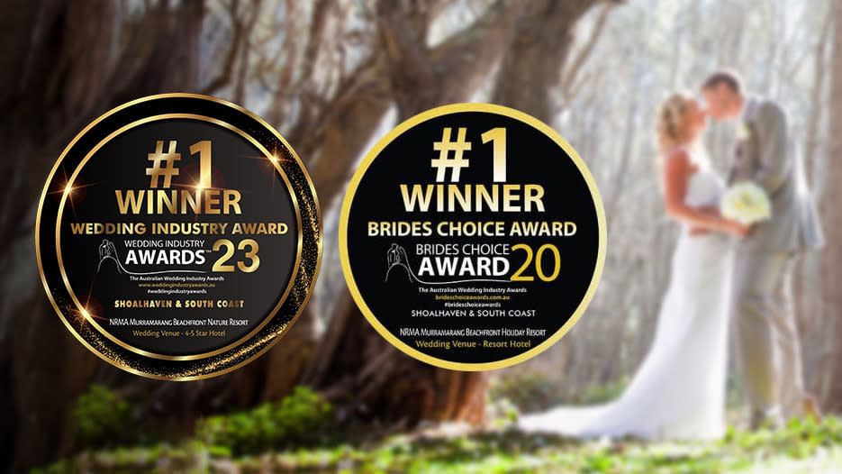 Murramarang weddings Brides Choice Awards stickers