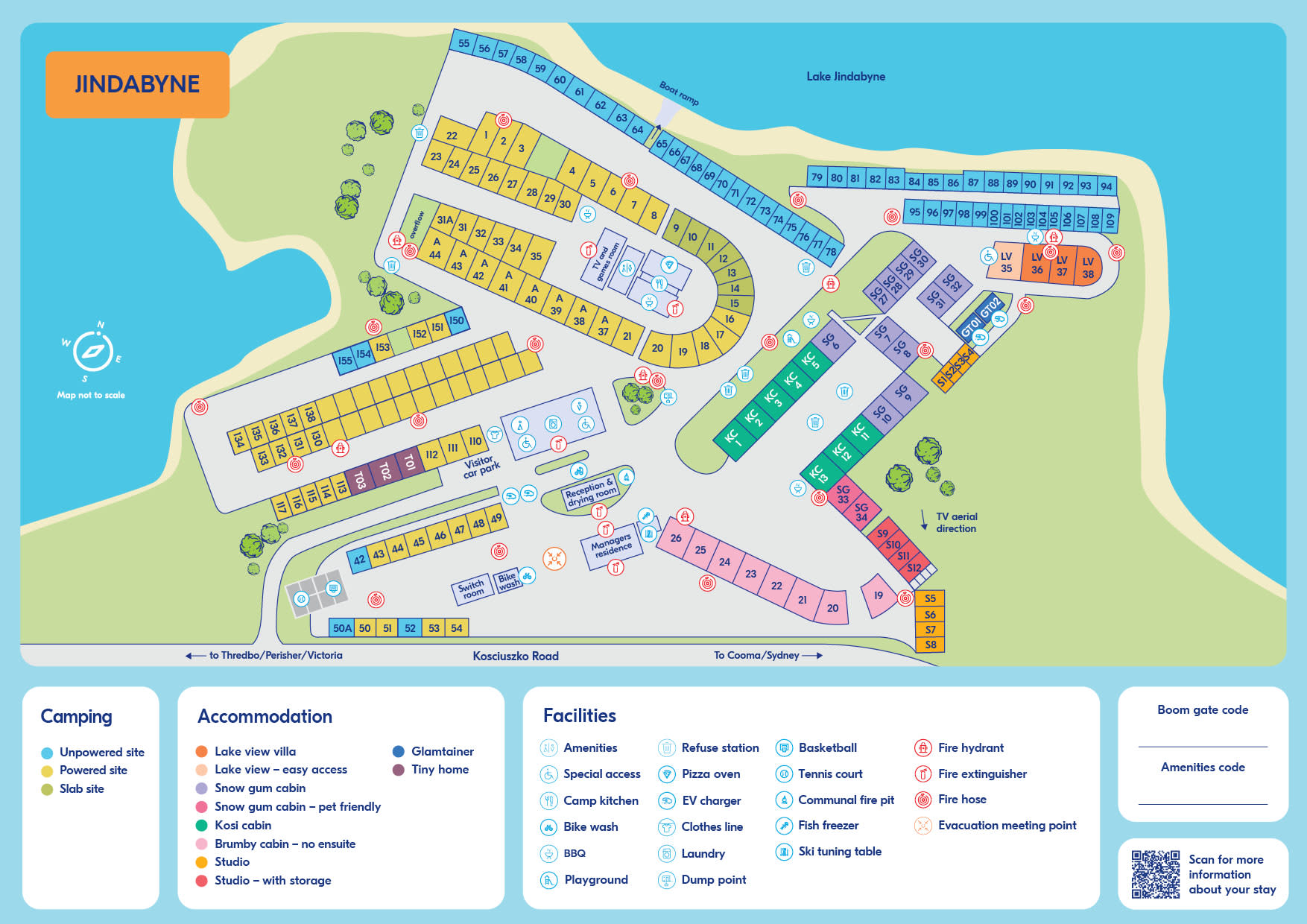 NRMA Jindabyne park map