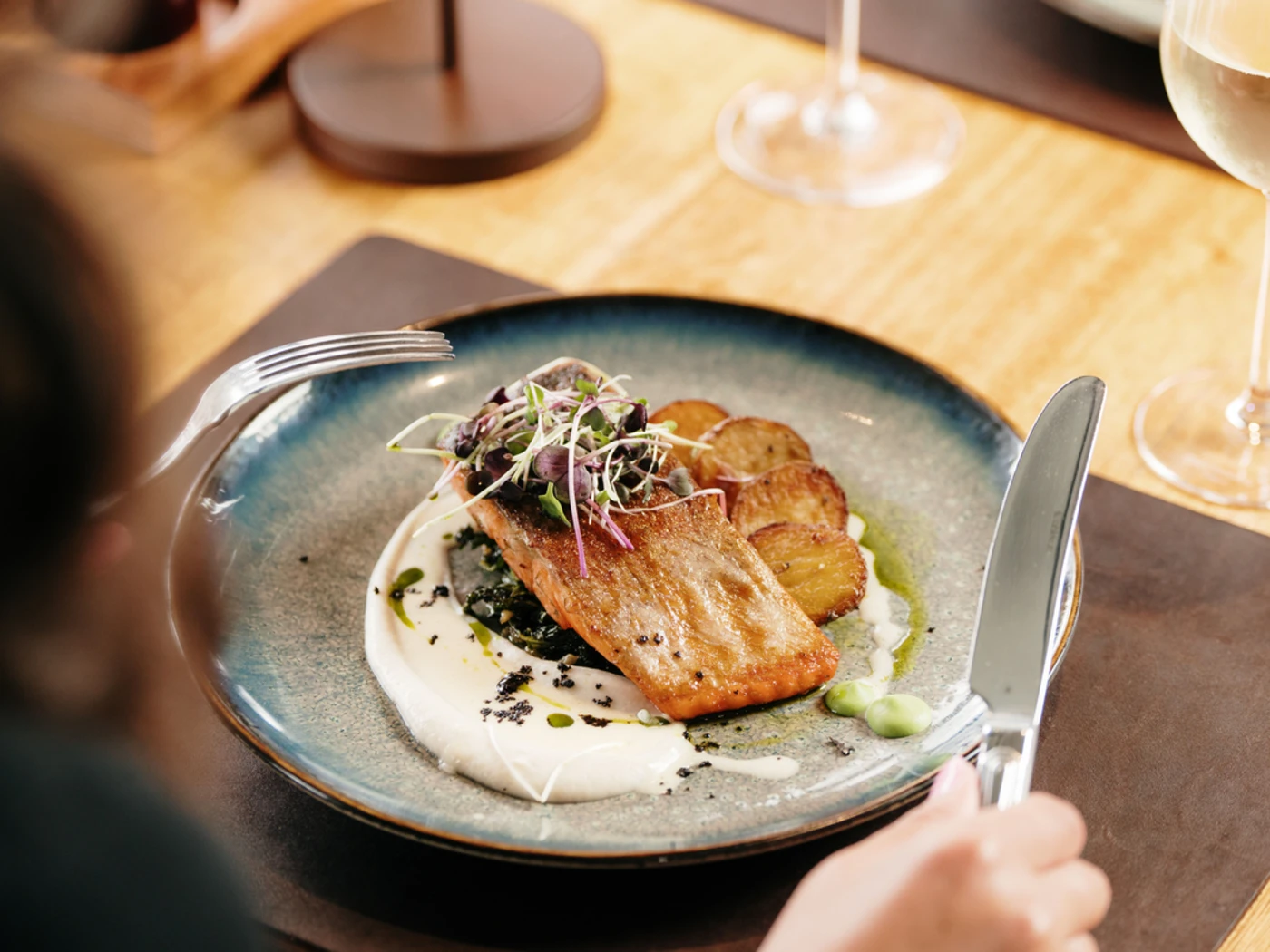 Cradle Mountain - Fish dinner