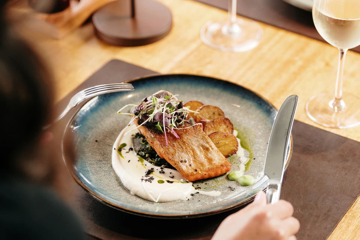 Cradle Mountain - Fish dinner