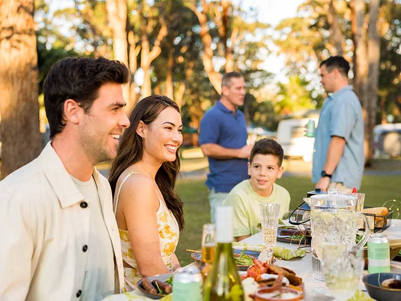 Extended family enjoying a gathering