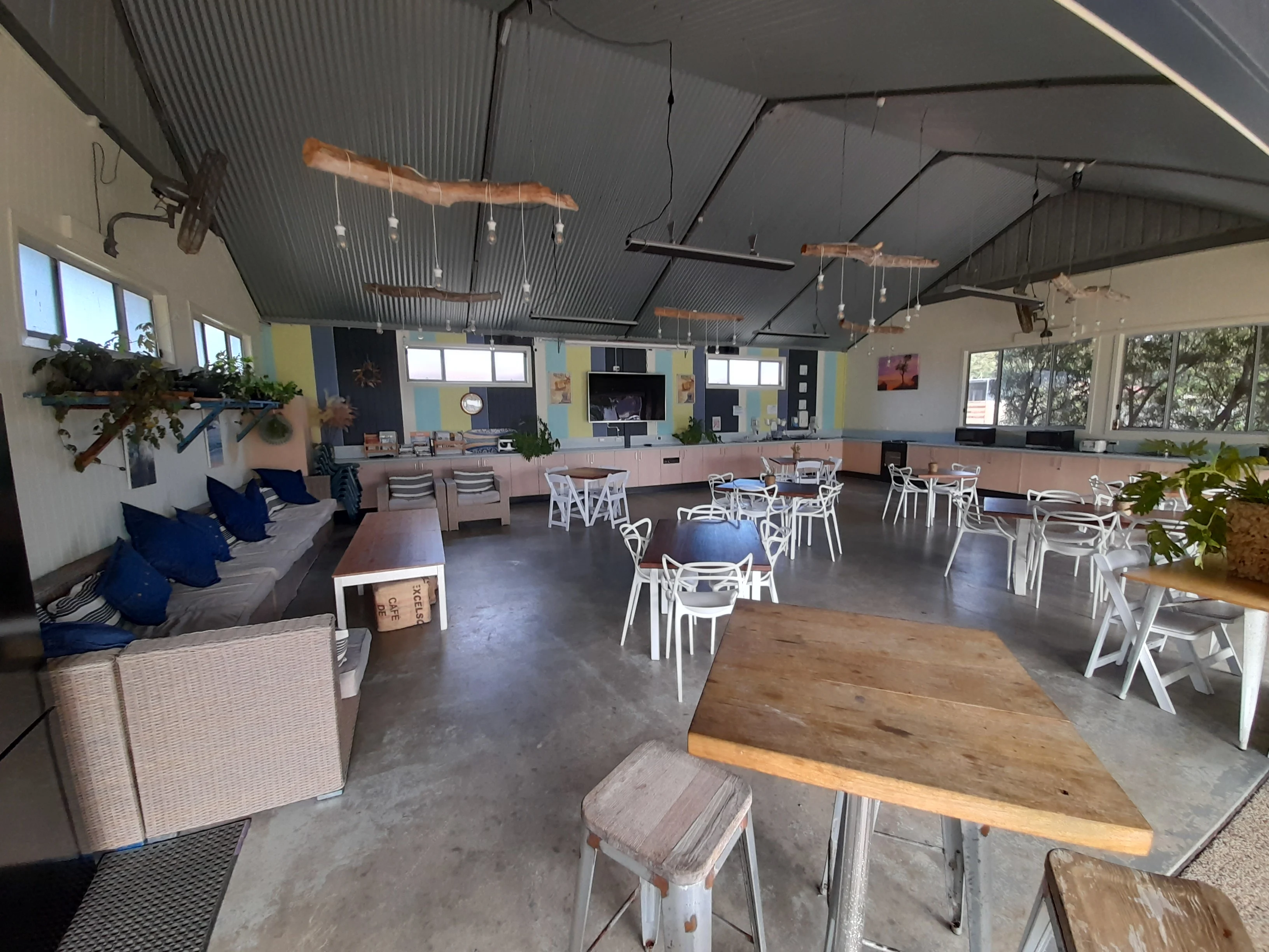 Communal area camp kitchen