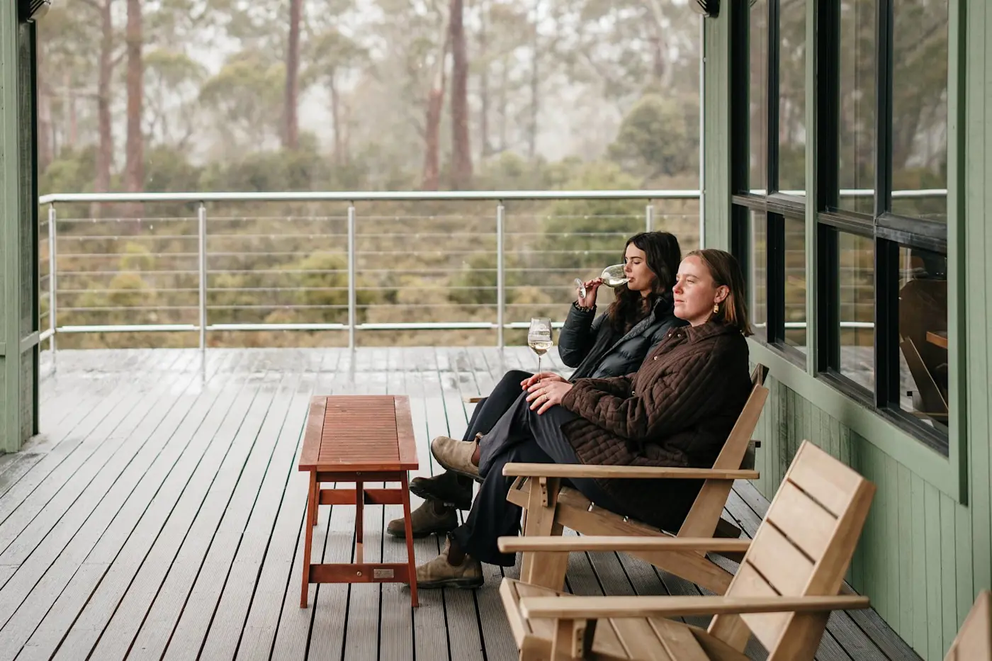 Balcony at Cradle Mountain Hotel
