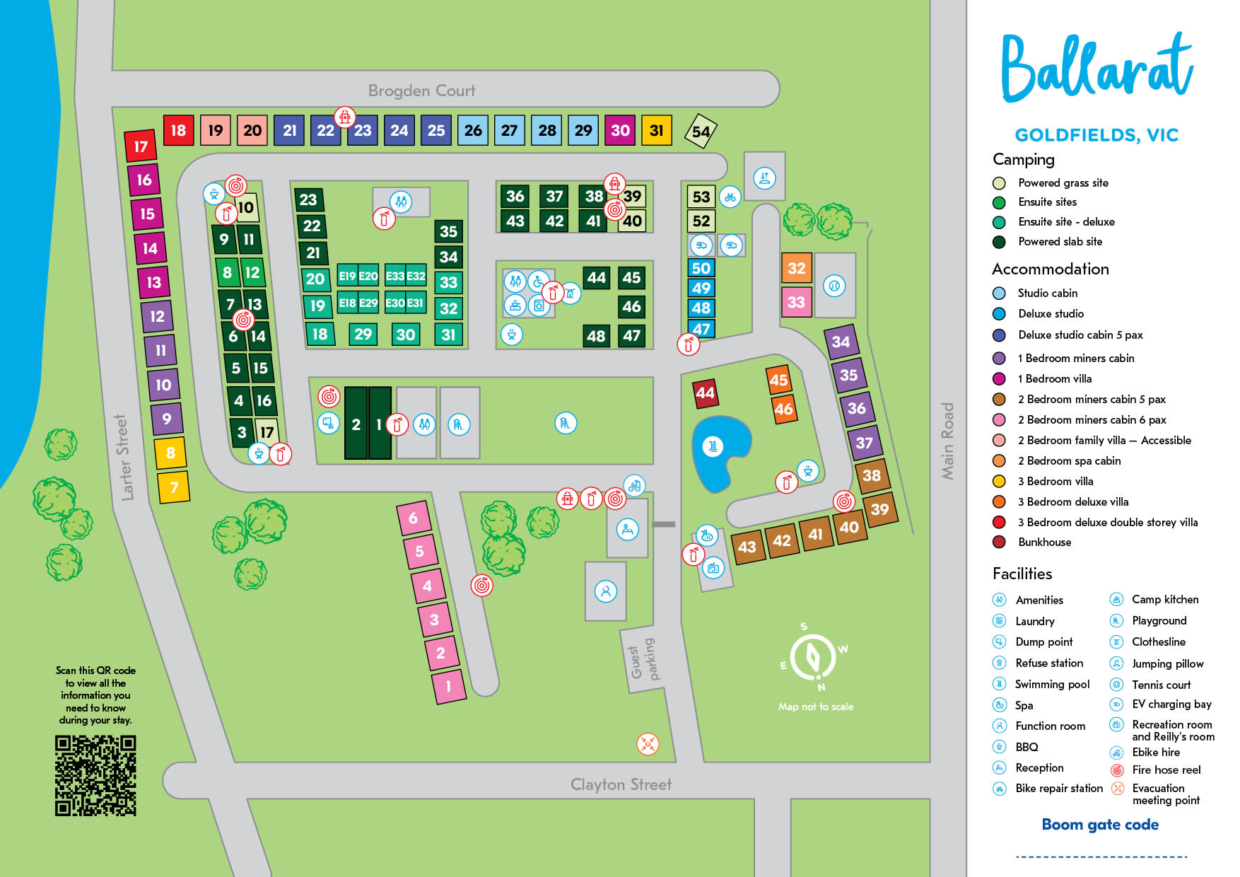 Ballarat park map