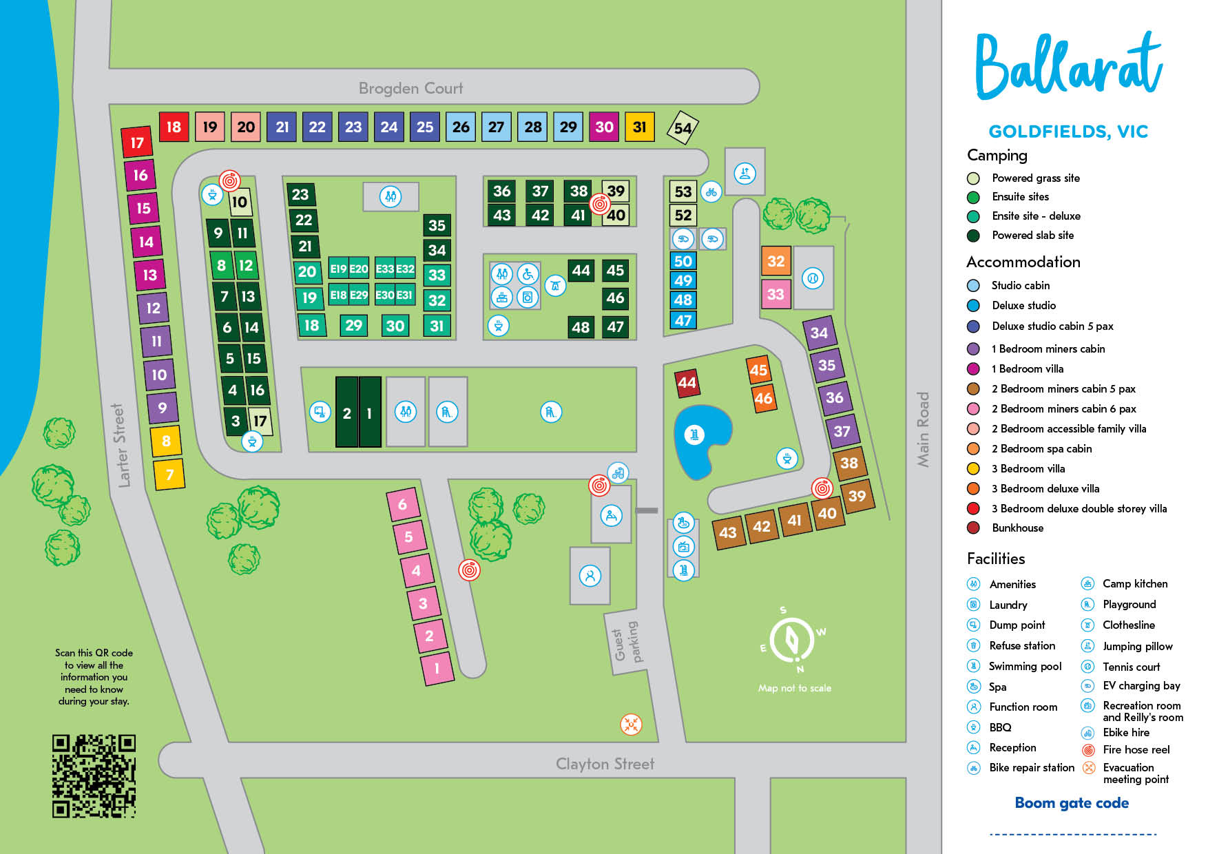 Ballarat park map