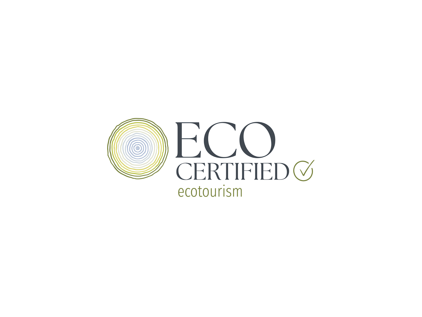 Eco cert for banner with image