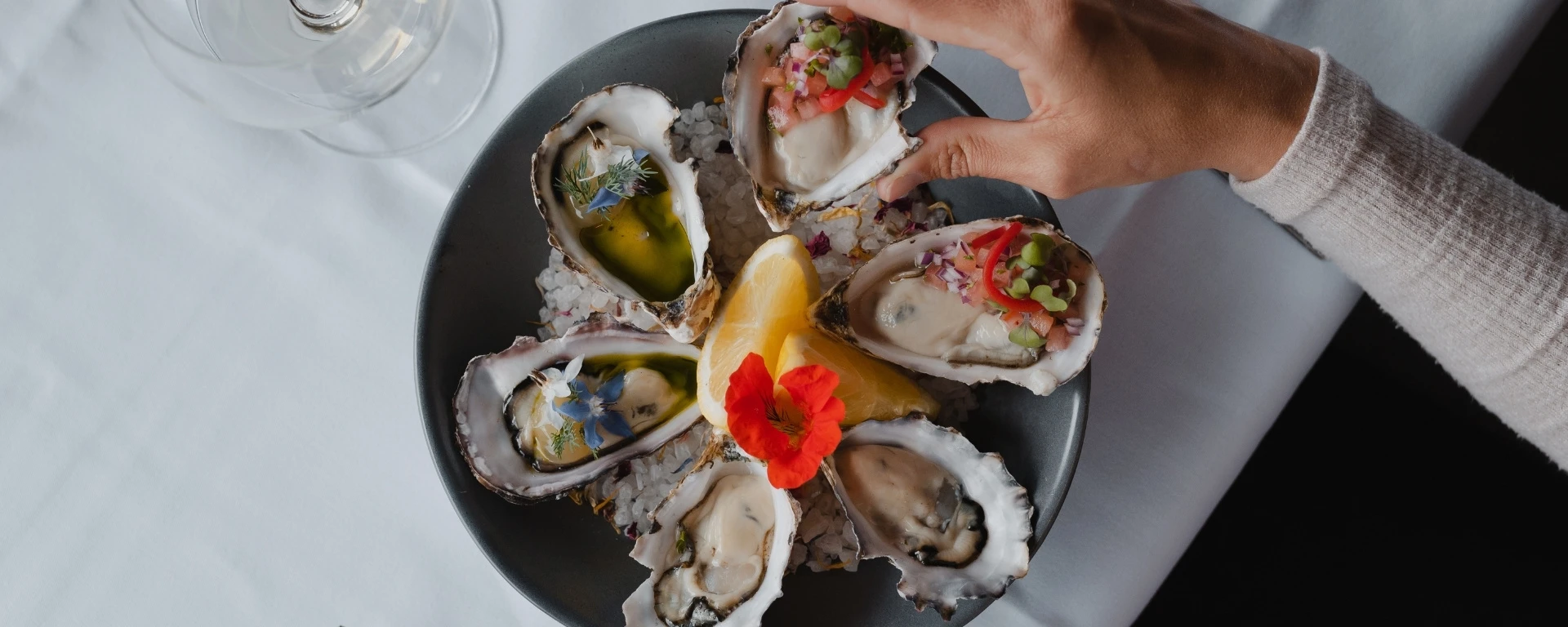 Dish from The Bay Restaurant at Freyceint Lodge