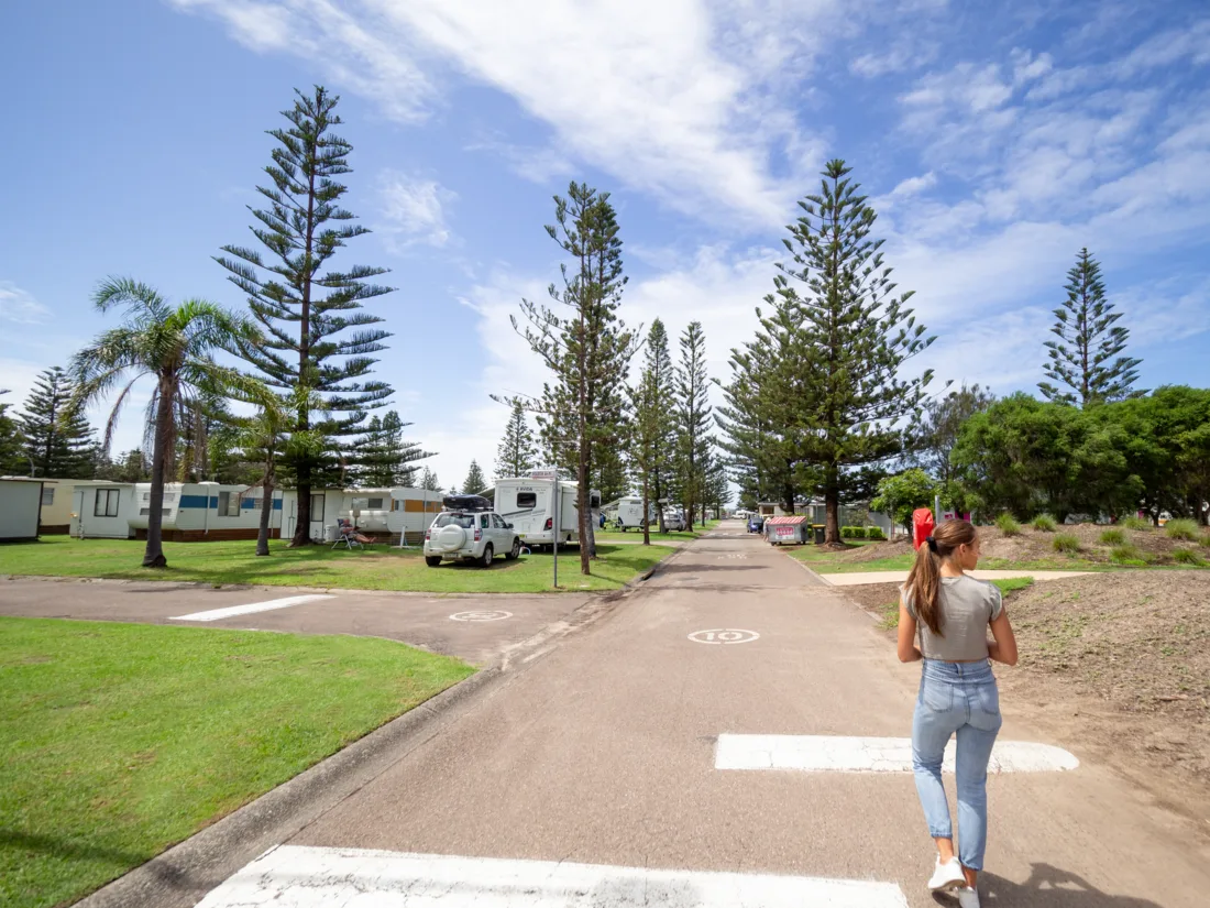 camping and caravanning, NRMA Toowoon Bay Holiday Park