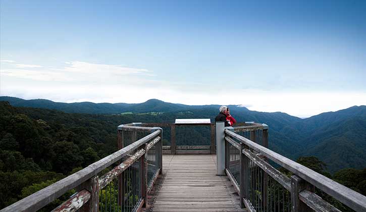 Skywalk lookout North Coast NSW