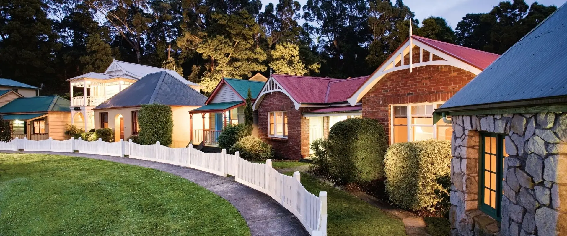 Village cottages at Strahan Village