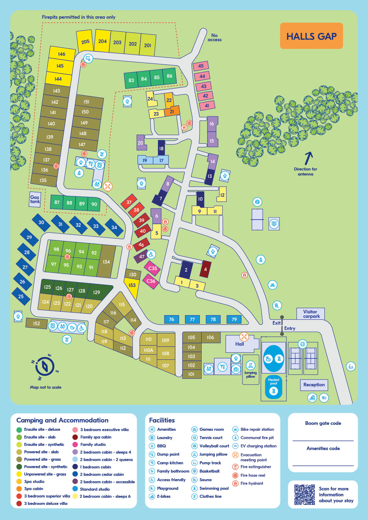 Halls Gap park map