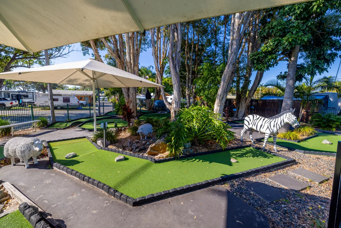 Mini-golf at Blue Dolphin Resort, Yamba NSW