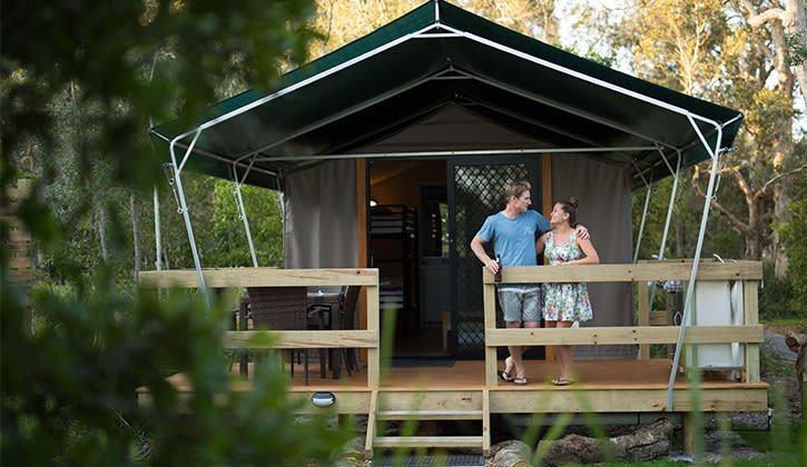 safari tent Gold Coast Glamping