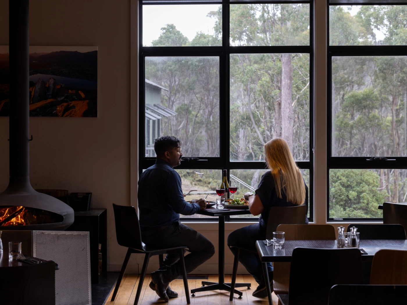 Cradle Mountain - dinner with a view