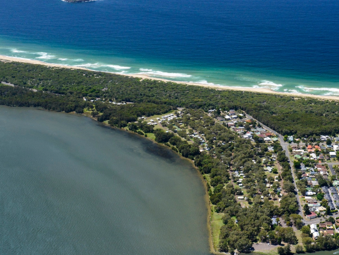 Budgewoi Holiday Park Aerial