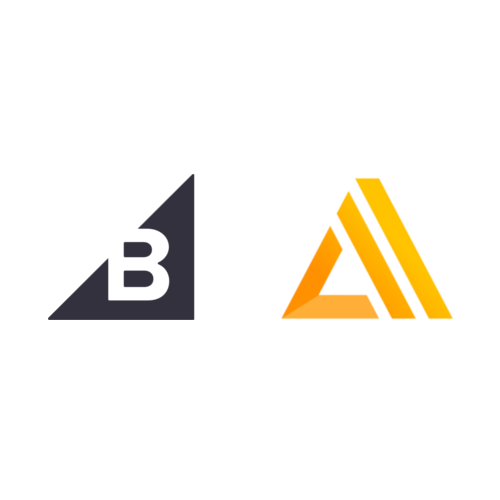 AWS Amplify logo beside a BigCommerce logo