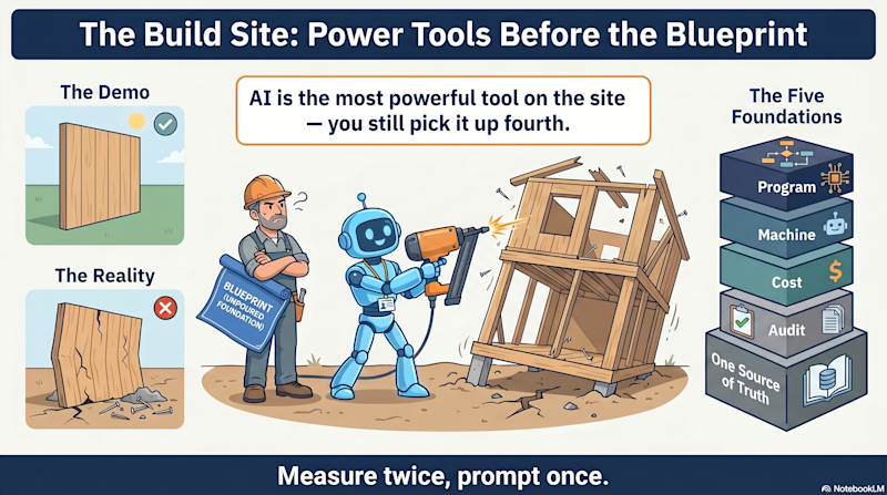 The Build Site — Why Everyone Bought Power Tools and Forgot the Blueprint