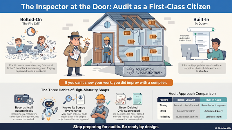 The Inspector at the Door — Audit as a First-Class Citizen
