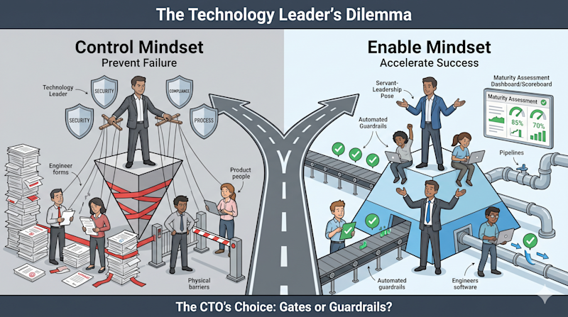 The Technology Leader’s Dilemma: Gates or Guardrails?