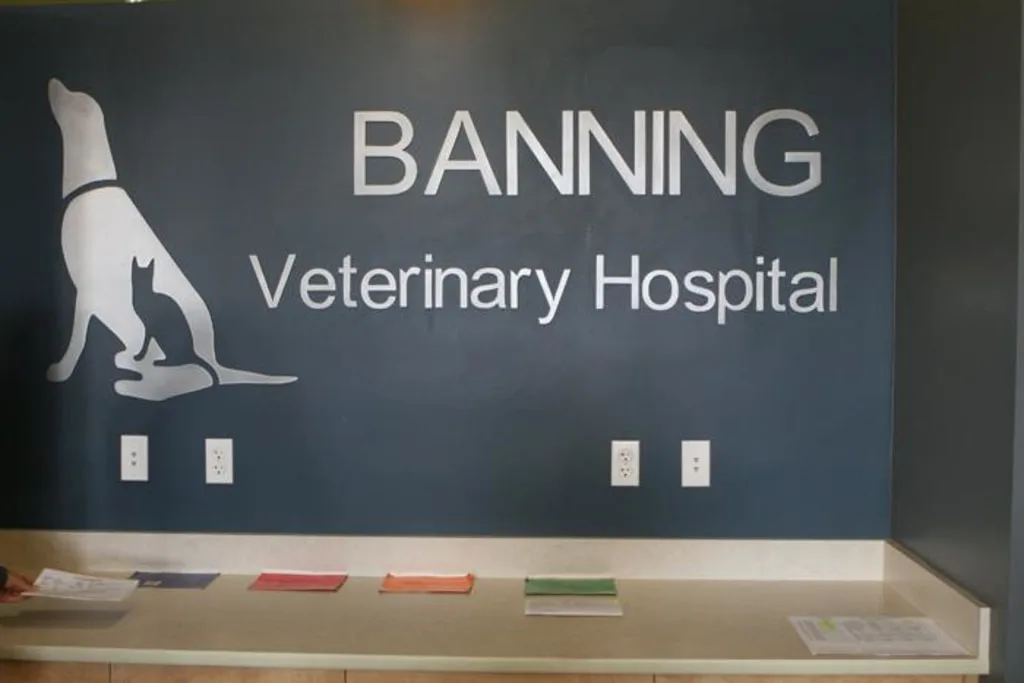 Banning Veterinary Hospital Sign