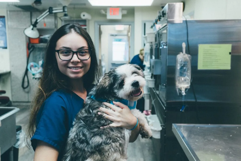 Arianna and her dog