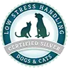 Dr. Sophia Yin’s Low Stress handling certified silver badge