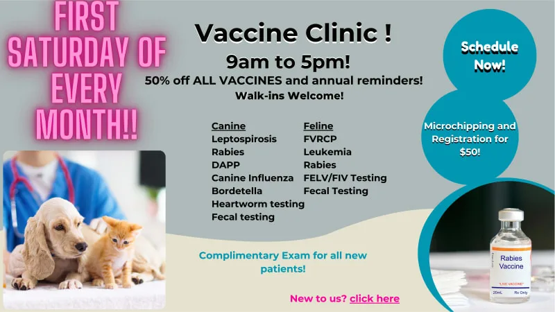 Monthly Vaccine Clinic: 50% Off All Vaccines